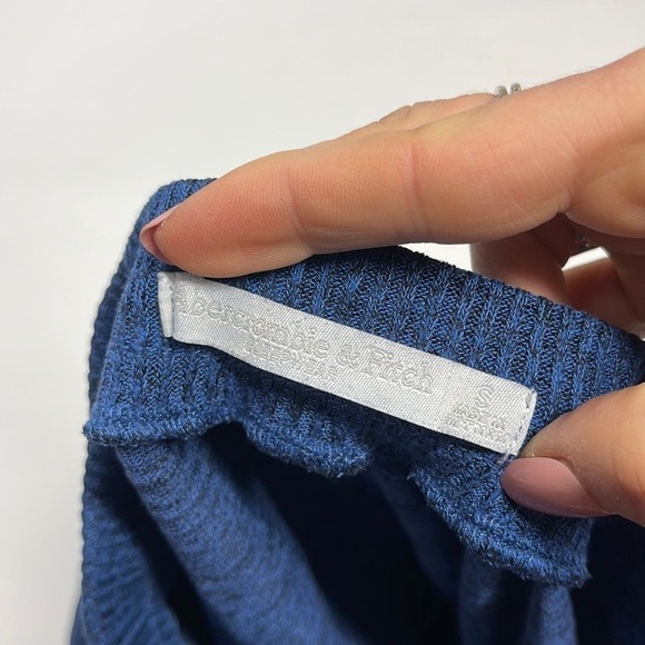 Abercrombie & Fitch Sleepwear Blue Joggers PJ Pants Size Small S - Picture 5 of 7